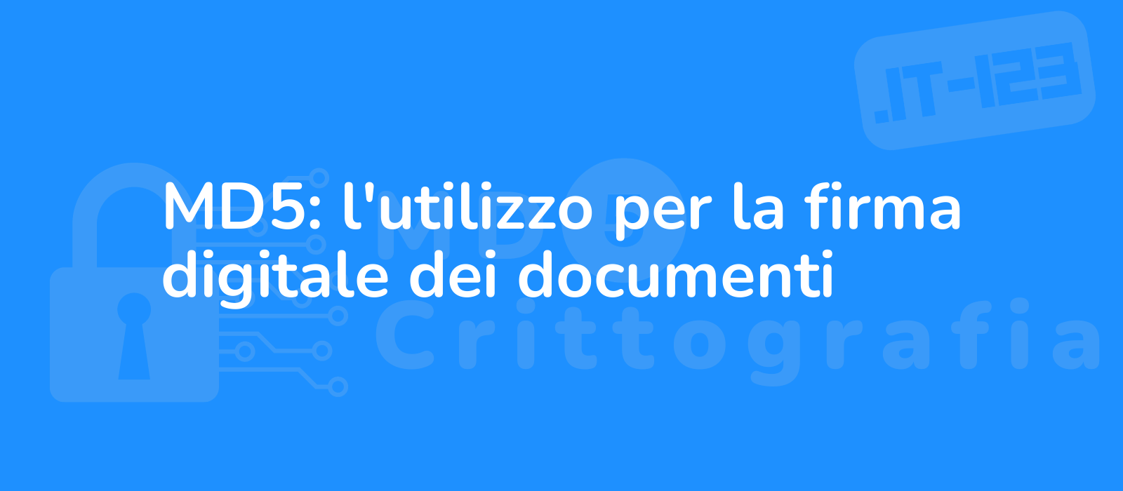 digital document signing symbolized by md5 algorithm sleek modern design featuring a padlock emblem on a technological backdrop