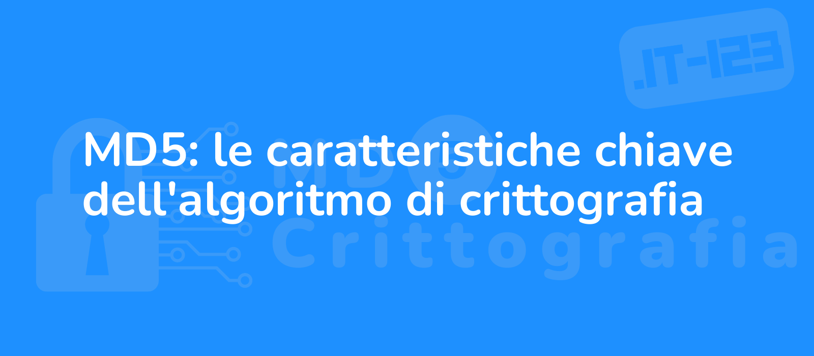 abstract representation of md5 encryption algorithm with key features highlighted in shades of blue and white conveying security and complexity